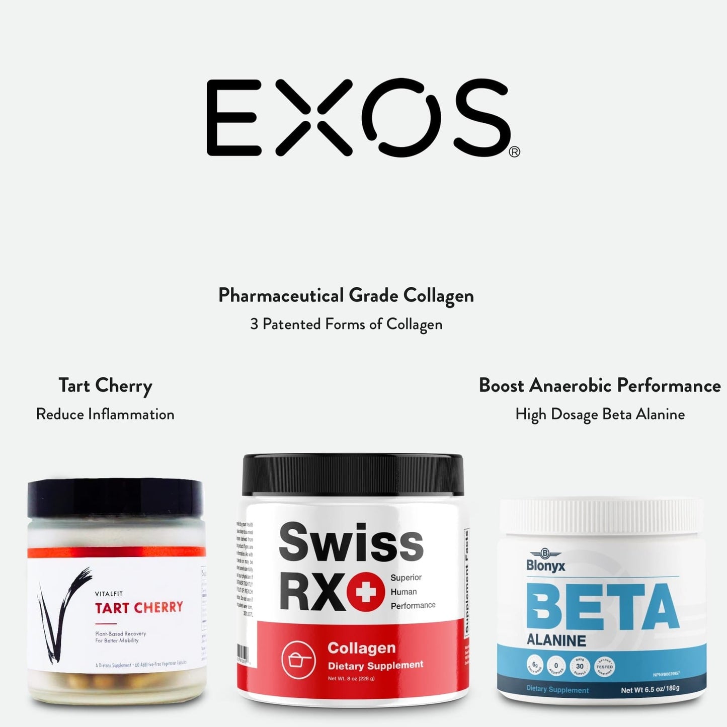 The Feed Packs Includes FREE Limited Edition Bottle EXOS Pack