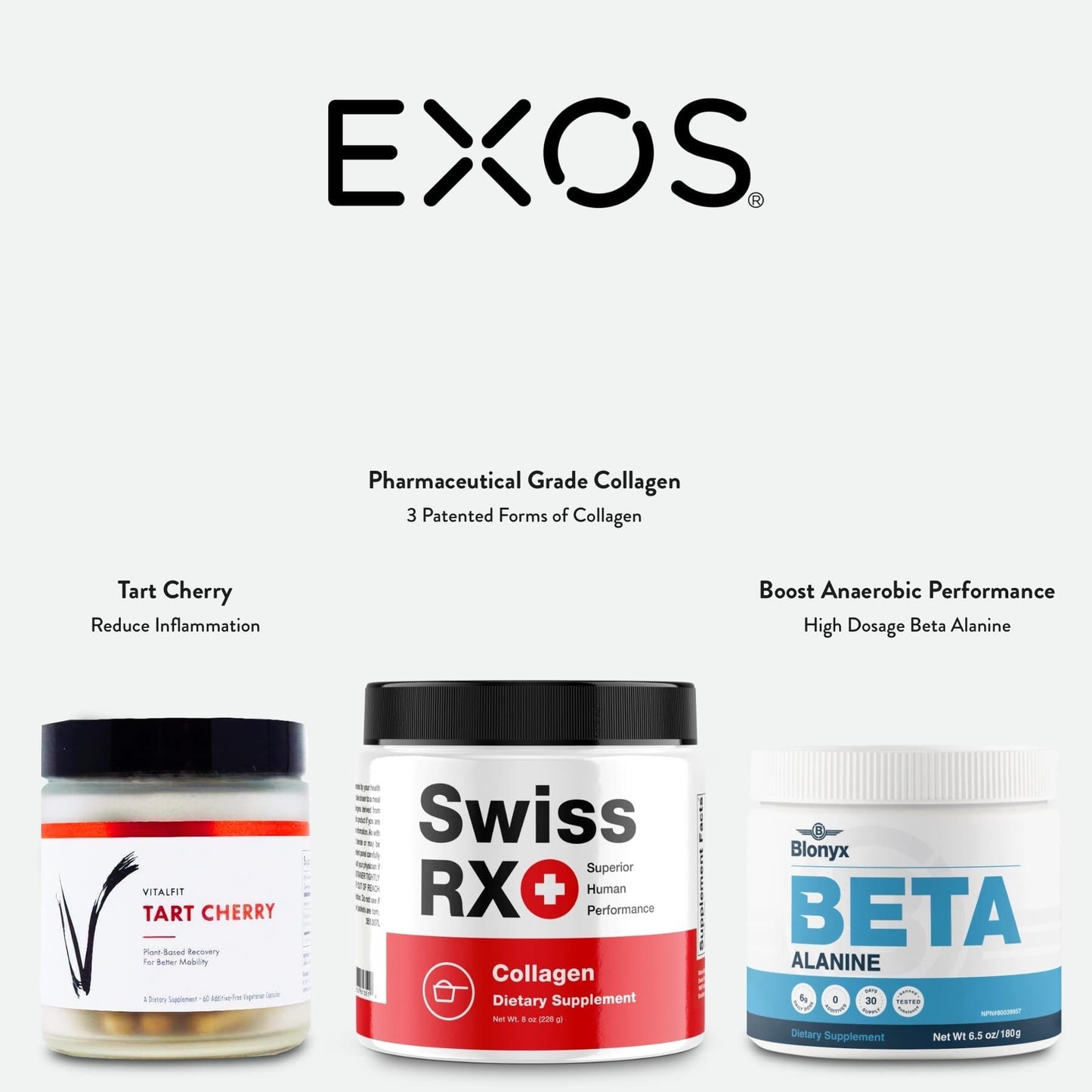 The Feed Packs Includes FREE Limited Edition Bottle EXOS Pack