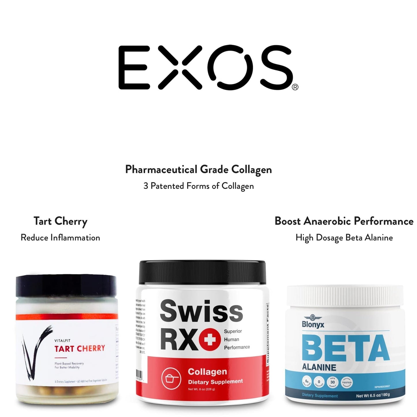 The Feed Packs Includes FREE Limited Edition Bottle EXOS Pack