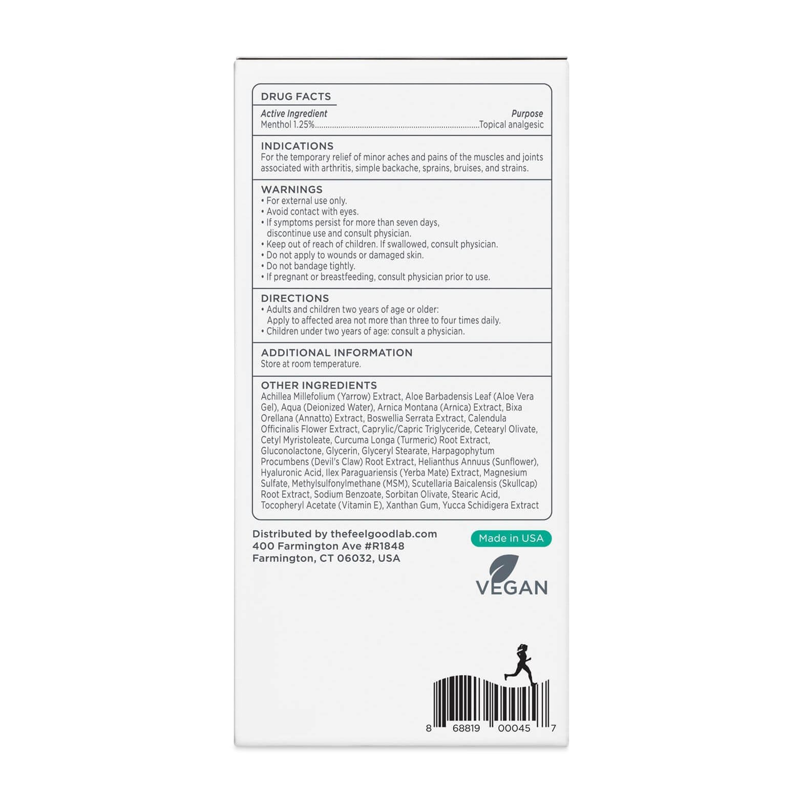 The Feel Good Lab Gear 100ml The Feel Good Lab - Sport Recovery Lotion