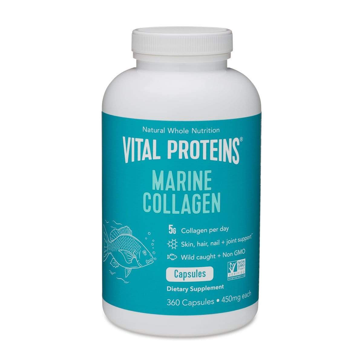 Vital Proteins Marine Collagen-360 Capsules-The Feed